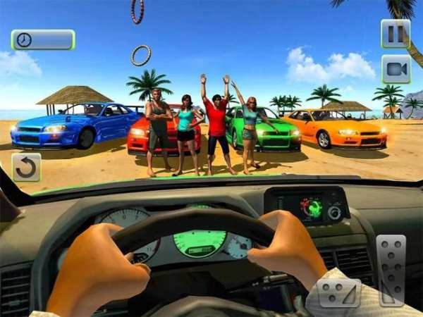 Water Surfing Car Racing Stunt screenshot 1