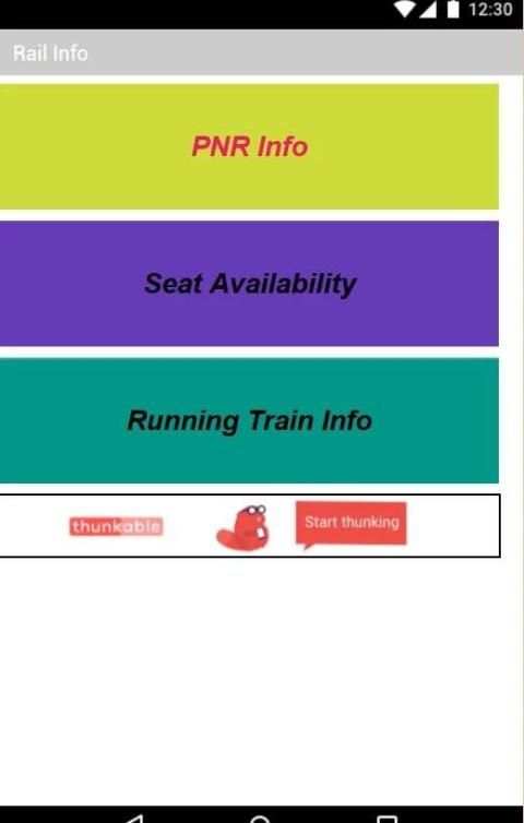 Indian Rail Info screenshot 1