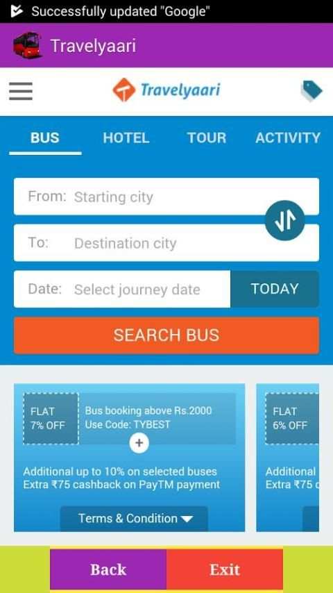 Bus Ticket "All" screenshot 2
