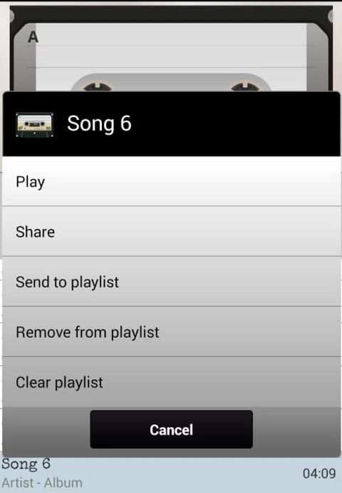 Easy Music Player 4 تصوير الشاشة