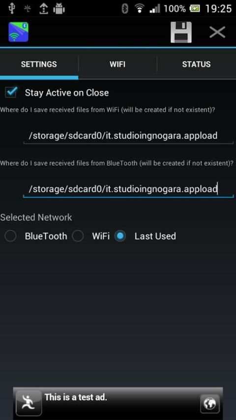Bluetooth & WiFi file transfer 8 تصوير الشاشة