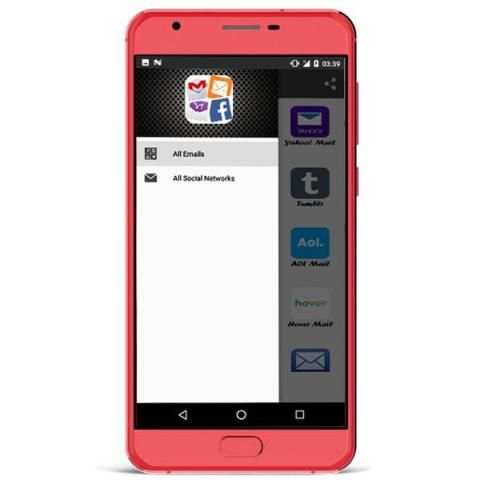 All Emails - All Social Networks screenshot 1