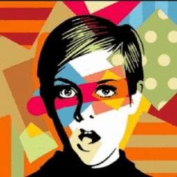 Pop Art Portrait Painting icon