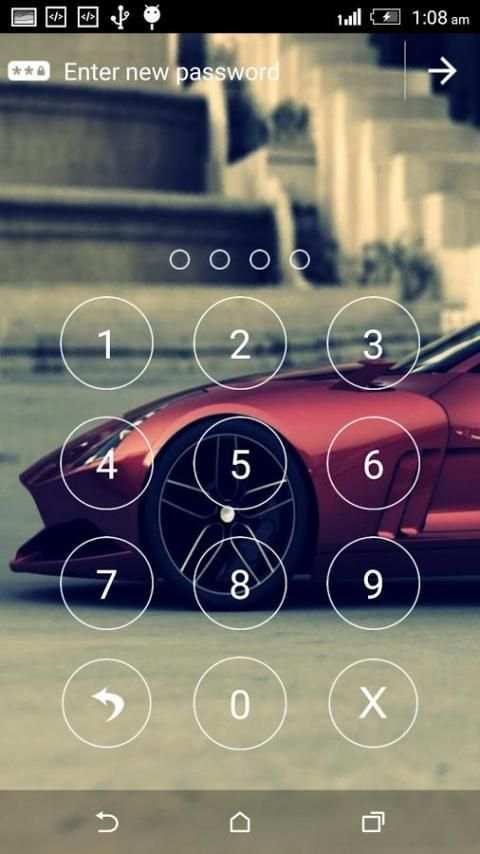 Car App Lock Theme स्क्रीनशॉट 6