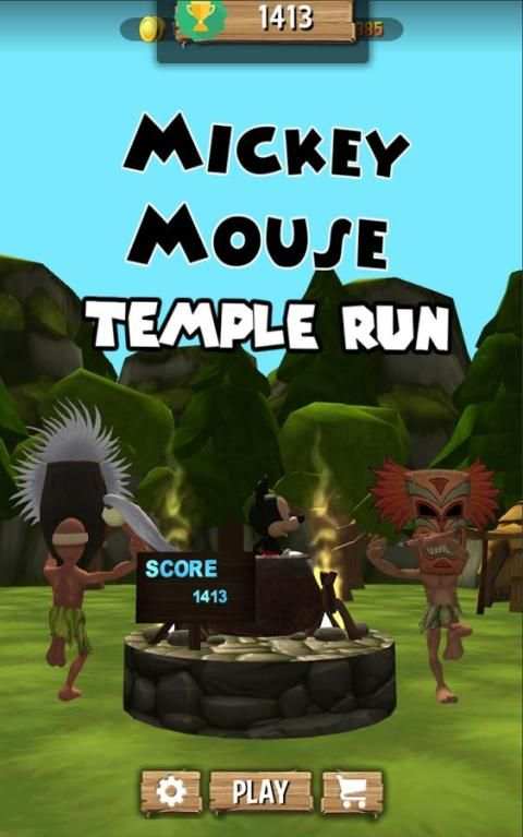 Epic Mickey Temple Mouse Subway Jungle Run स्क्रीनशॉट 6