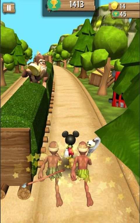 Epic Mickey Temple Mouse Subway Jungle Run स्क्रीनशॉट 4
