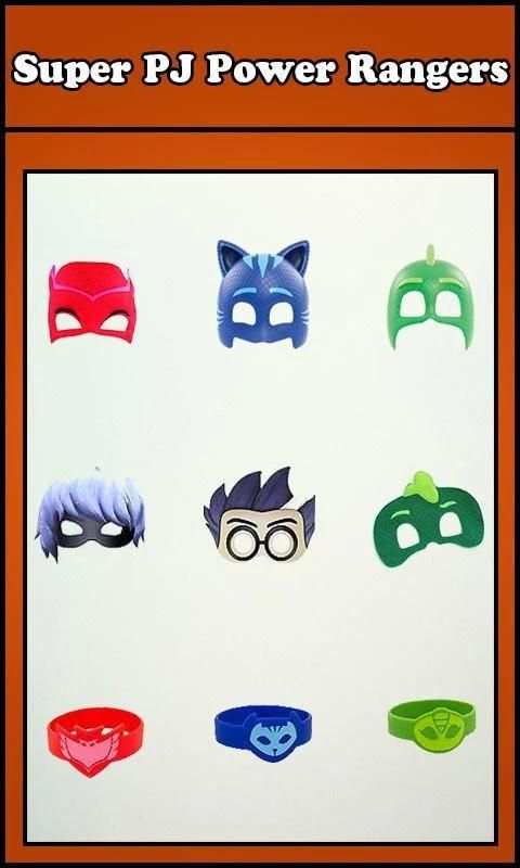 Super Power PJ Rangers Mask screenshot 6