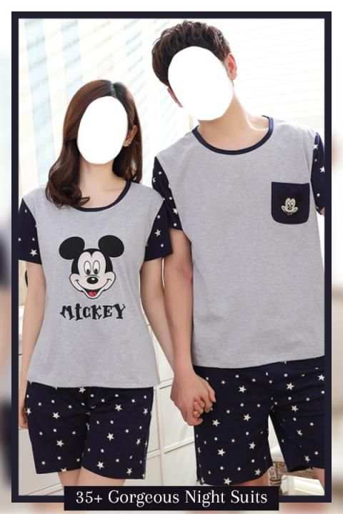 Couple Nightwear Photo Suit 2 تصوير الشاشة