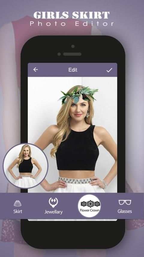 Girl Skirt Photo Editor screenshot 4