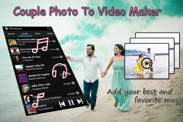 Couple Photo To Video Maker screenshot 1