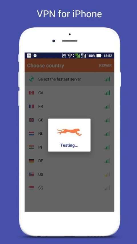 VPN for iPhone screenshot 2