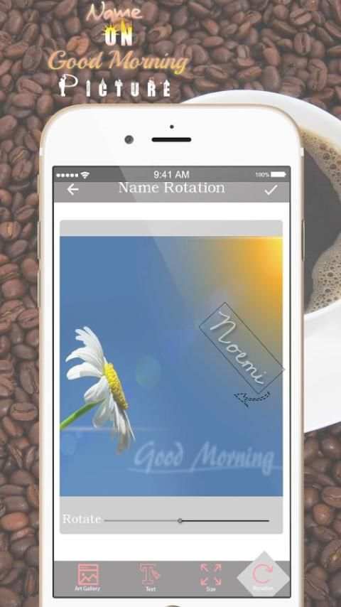 Name On Good Morning Pics скриншот 1