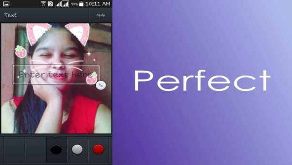 Camera Pefect Selfie скриншот 1