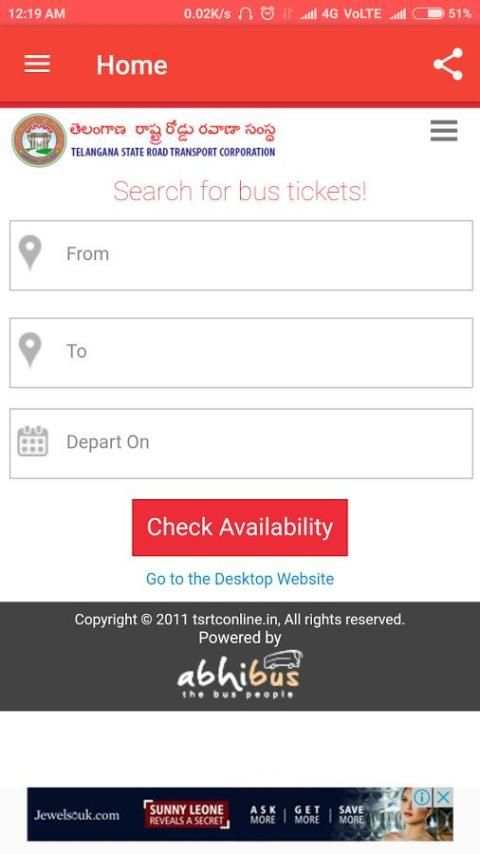 TSRTC Online Bus Booking App screenshot 6