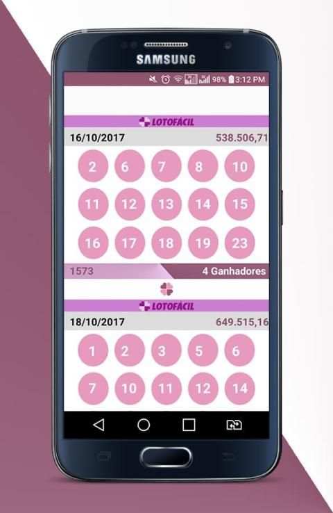 Lotofácil screenshot 1