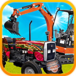 Heavy Tractor Excavator Simulator: Farm Simulation иконка