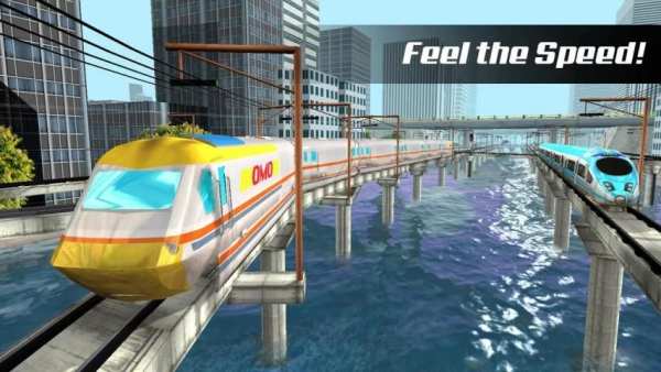 Racing in Train - Euro Games screenshot 2