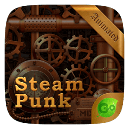 Steam Punk GO Keyboard Animated Theme أيقونة