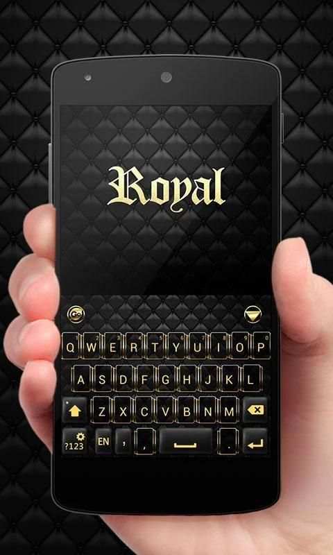 Royal GO Keyboard Theme Emoji screenshot 5