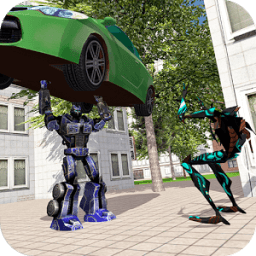 ikon Transforming Hero vs Robot X