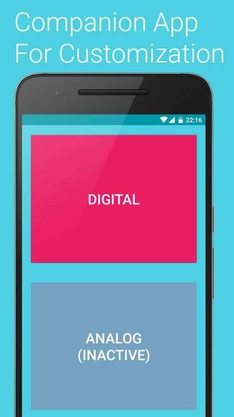 Color Clock Watch Face screenshot 7