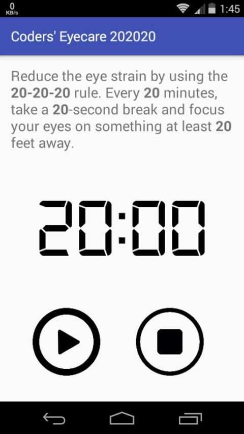 20-20-20 Reminder screenshot 5