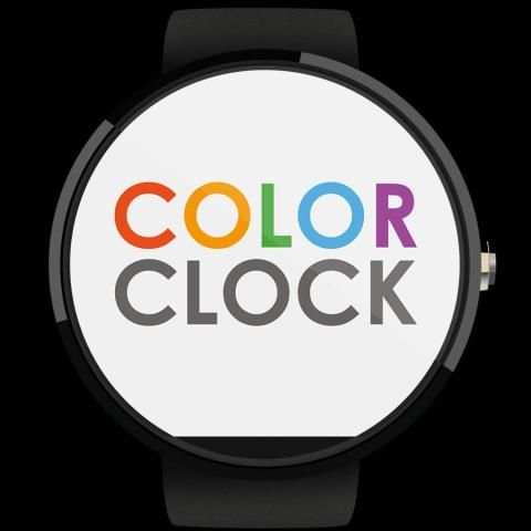 Color Clock Watch Face screenshot 1