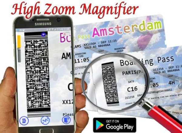 Loupe Glass Magnifier Zoom Camera HD - Pro 6 تصوير الشاشة