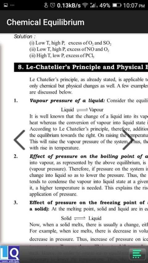 Chemical Equilibrium screenshot 3
