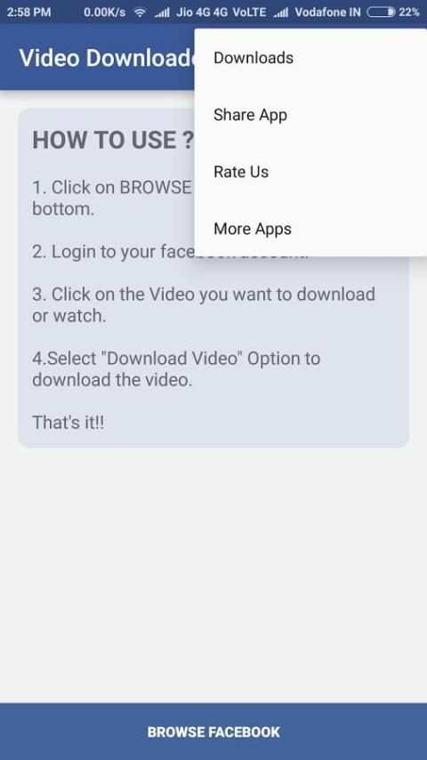 Video Downloader For Facebook screenshot 4