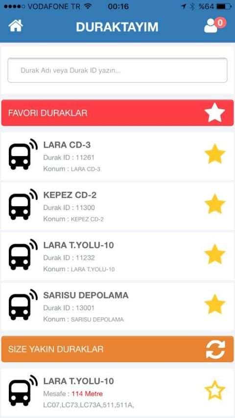 Otobüs Nerede - 16 Şehirde screenshot 1