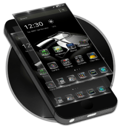 ikon Reflector Black glass Theme