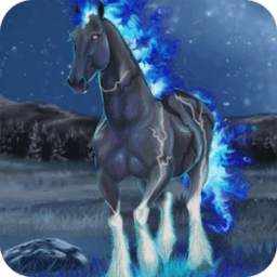 Horse with fiery mane 2.1.1