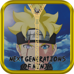 Ninja Zipper Lock Screen أيقونة