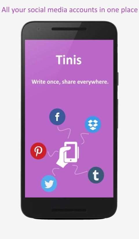 Tinis - Social Media in one place screenshot 4