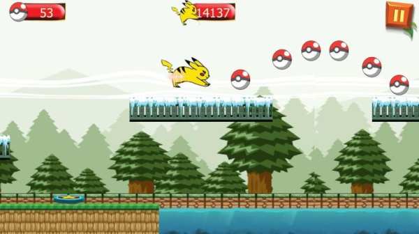 pikachu adventure ninja screenshot 1