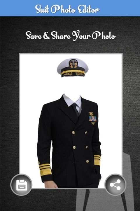 Pilot Man Photo Suit Editor 1 تصوير الشاشة