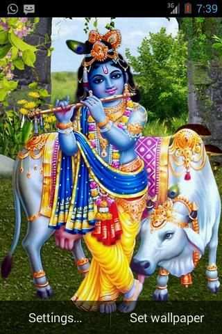 Krishna Live Wallpaper скриншот 3