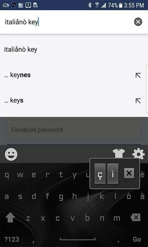 Tastiera di stile font italia/ Italian Keyboard скриншот 3