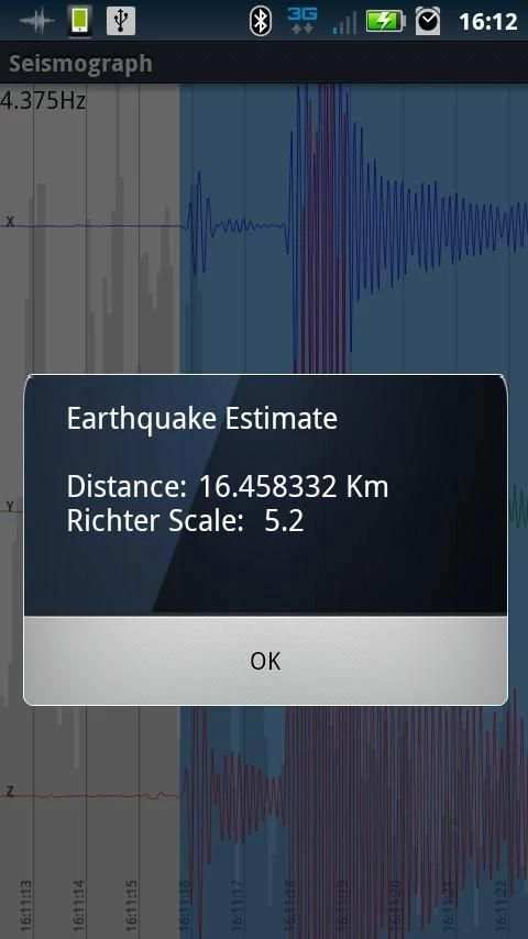 Seismograph screenshot 1