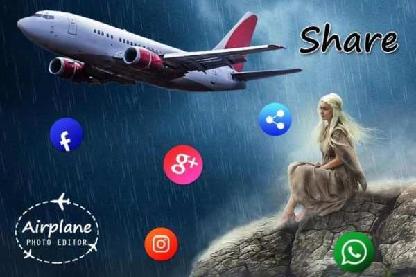 Airplane Photo Editor 1 تصوير الشاشة
