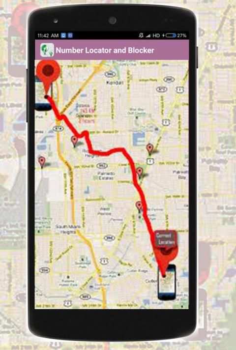 Mobile Number Tracker Location 2018 स्क्रीनशॉट 3