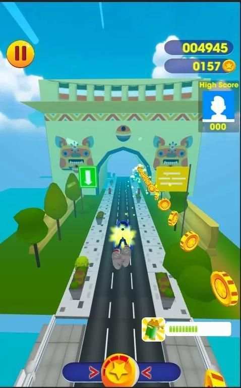 Sonic Super World Dash скриншот 1