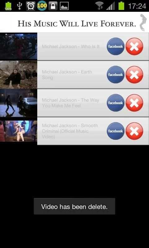 Michael Jackson MV स्क्रीनशॉट 3