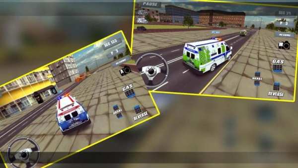 Ambulance Rescue Drive 3D स्क्रीनशॉट 1