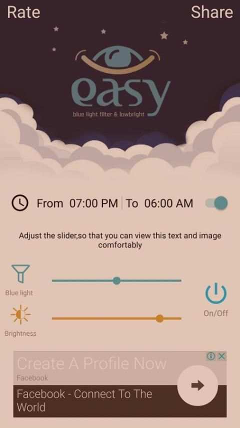 Easy Blue Light Filter - Night Mode screenshot 3