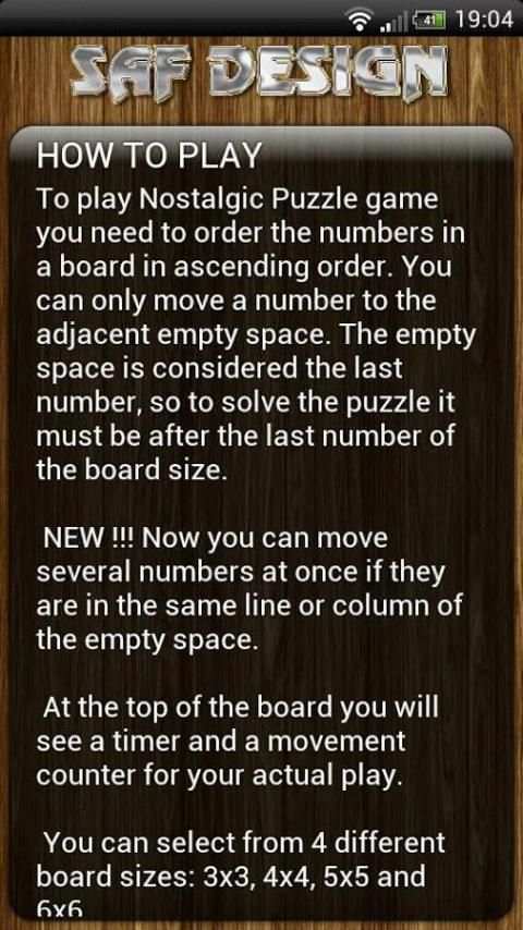 Nostalgic Sliding Puzzle Game screenshot 3