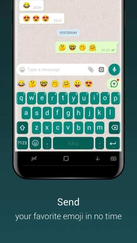 WA Keyboard - Fast emoji/sticker/video send screenshot 7