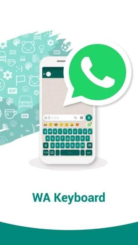 WA Keyboard-Kirim Emoji/Sticker/Video dengan cepat screenshot 1