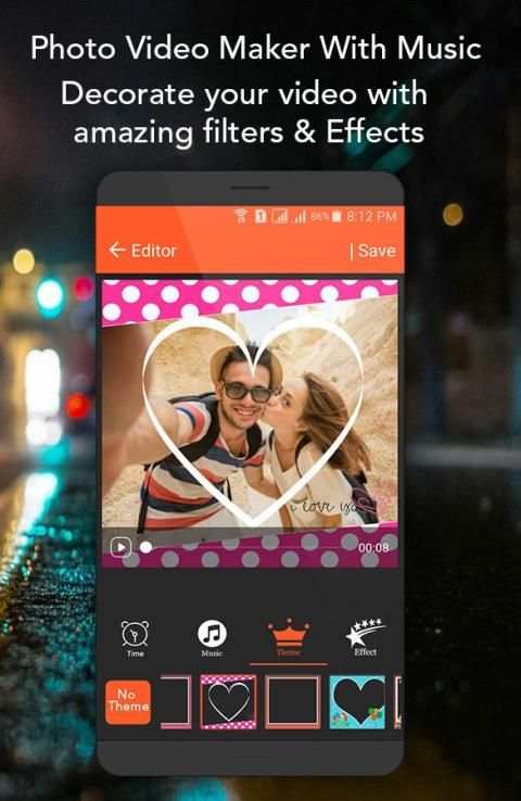 Photo Video Maker With Music स्क्रीनशॉट 3